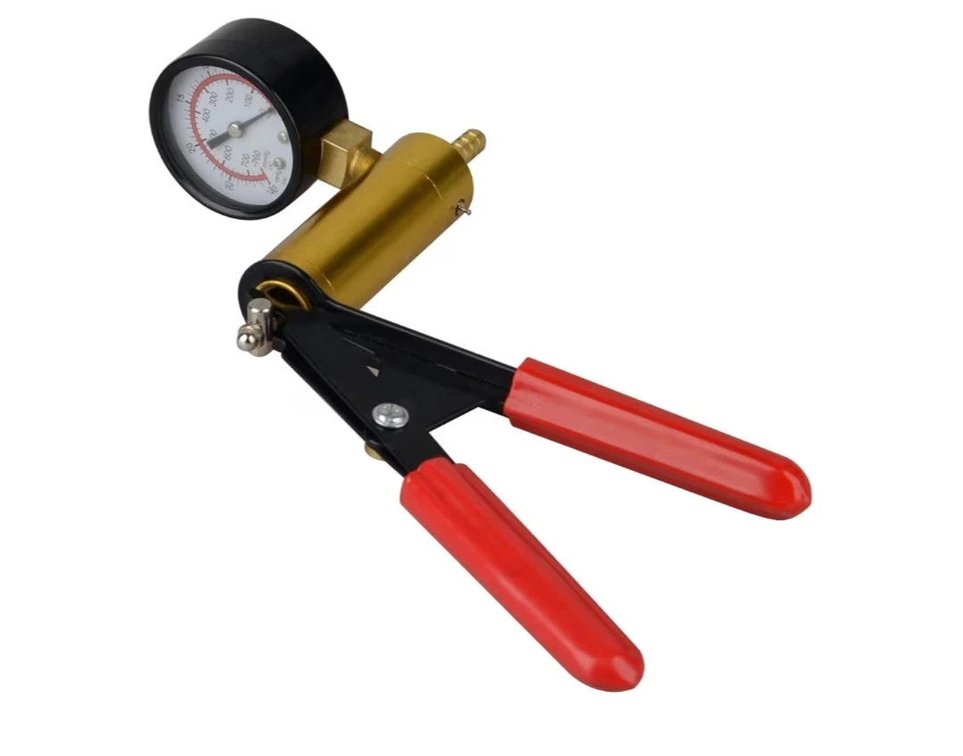 Hand Held Vacuum Pump Brake Bleeder Tester Kit, Gauge & Adapters - photo 5