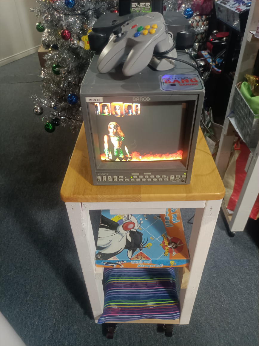 barconet advm10 crt monitor svideo - photo 2