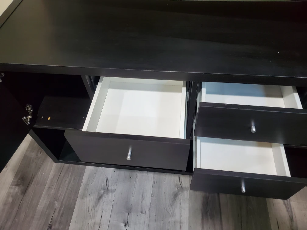 Big IKEA Kallax Shelf - Black - photo 4