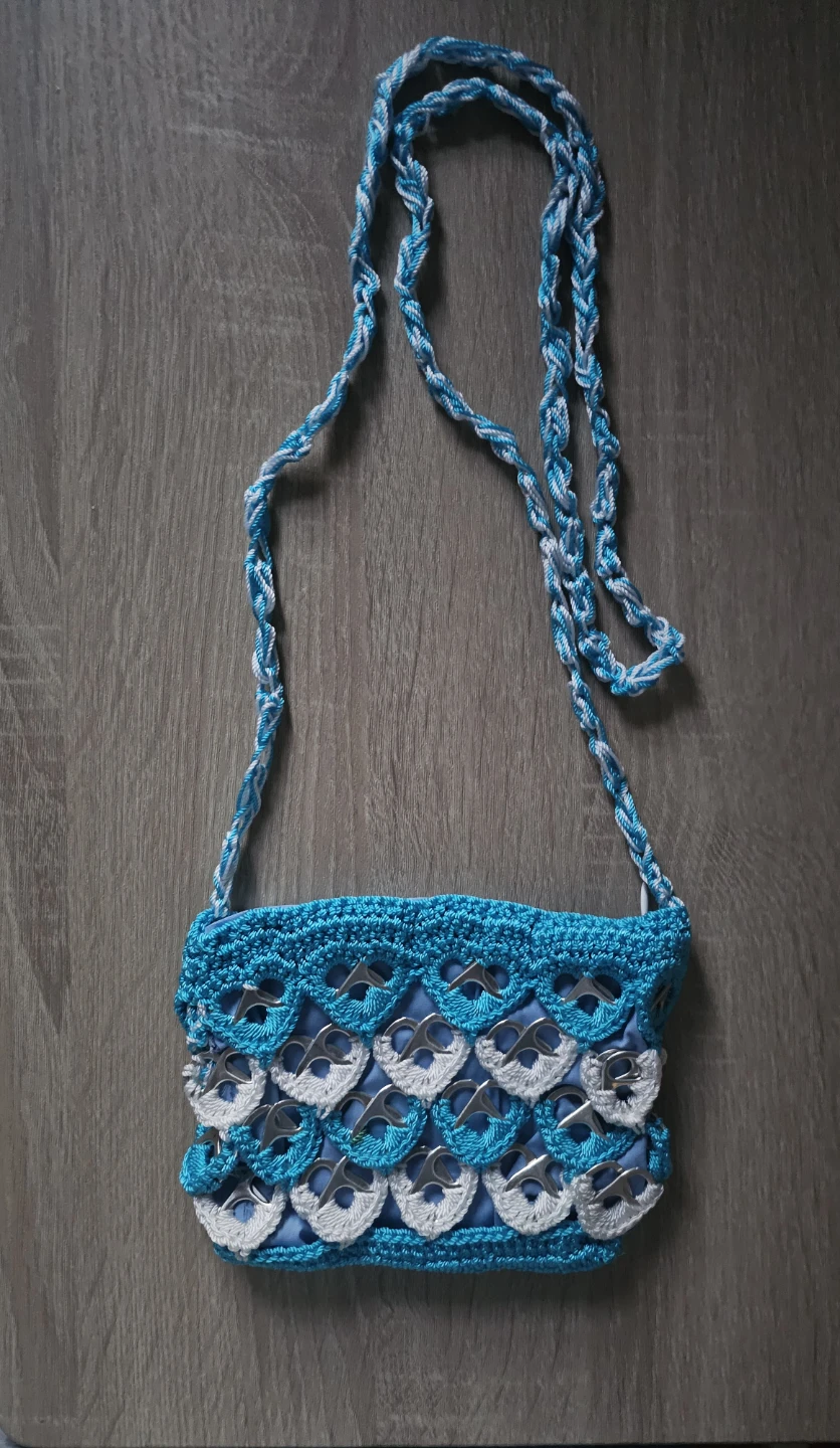Handmade Crocheted Soda Tab Purse