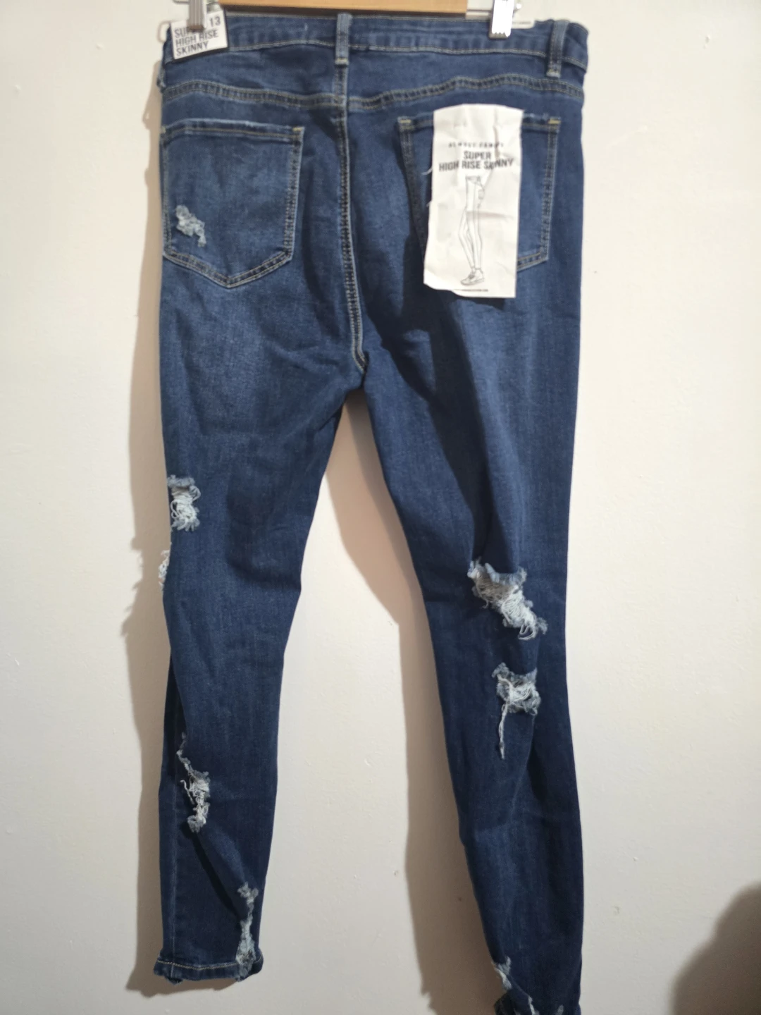 Almost Famous Super High Rise Skinny Jeans - Size 13 - photo 3