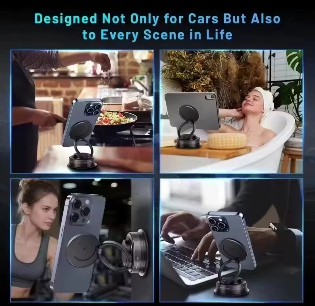 Car Phone Mount with Vacuum Suction Base - photo 4