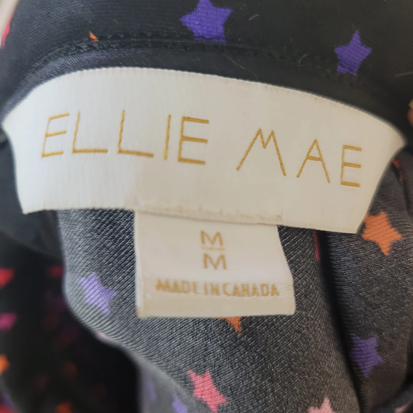 Ellie Mae Women's Star Print Blouse Size Medium - photo 3