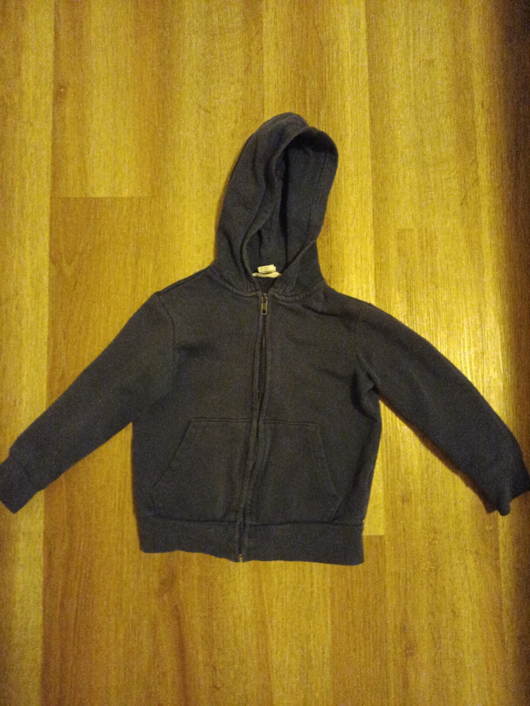 Navy Blue Zip-Up Hoodie