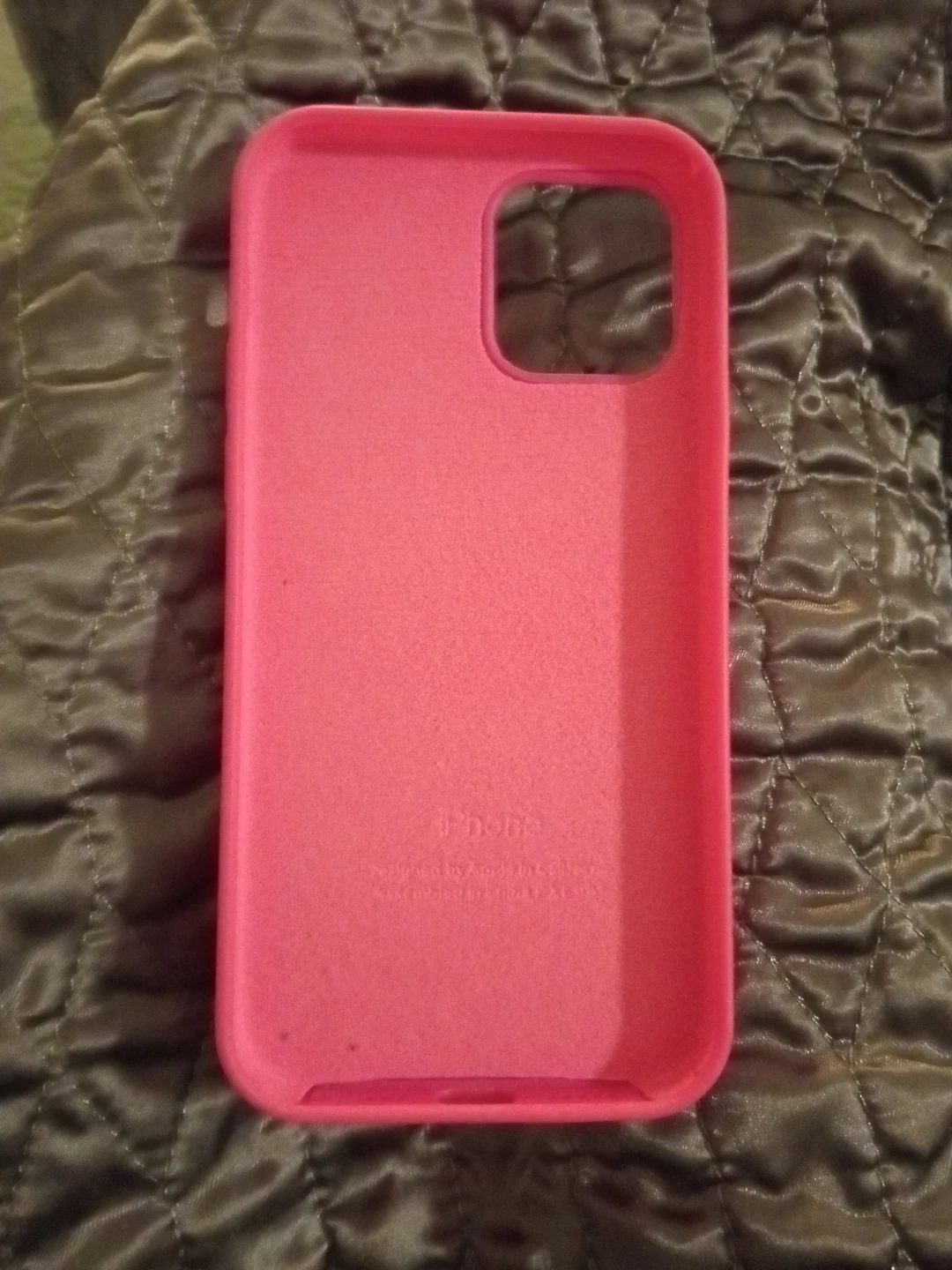 Apple iPhone 12 pro Pink Silicone Case - photo 2