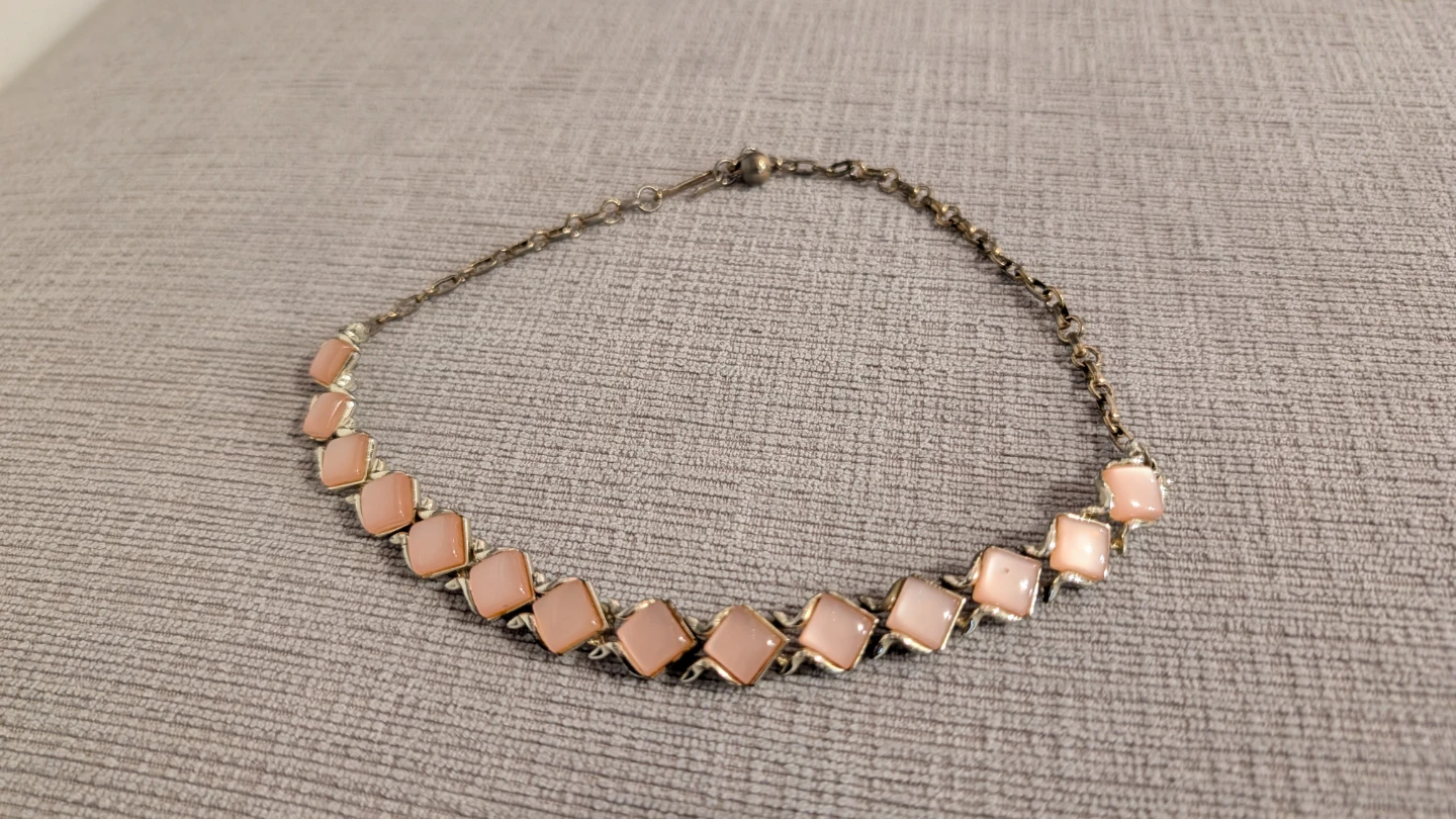 Pink Stone Necklace