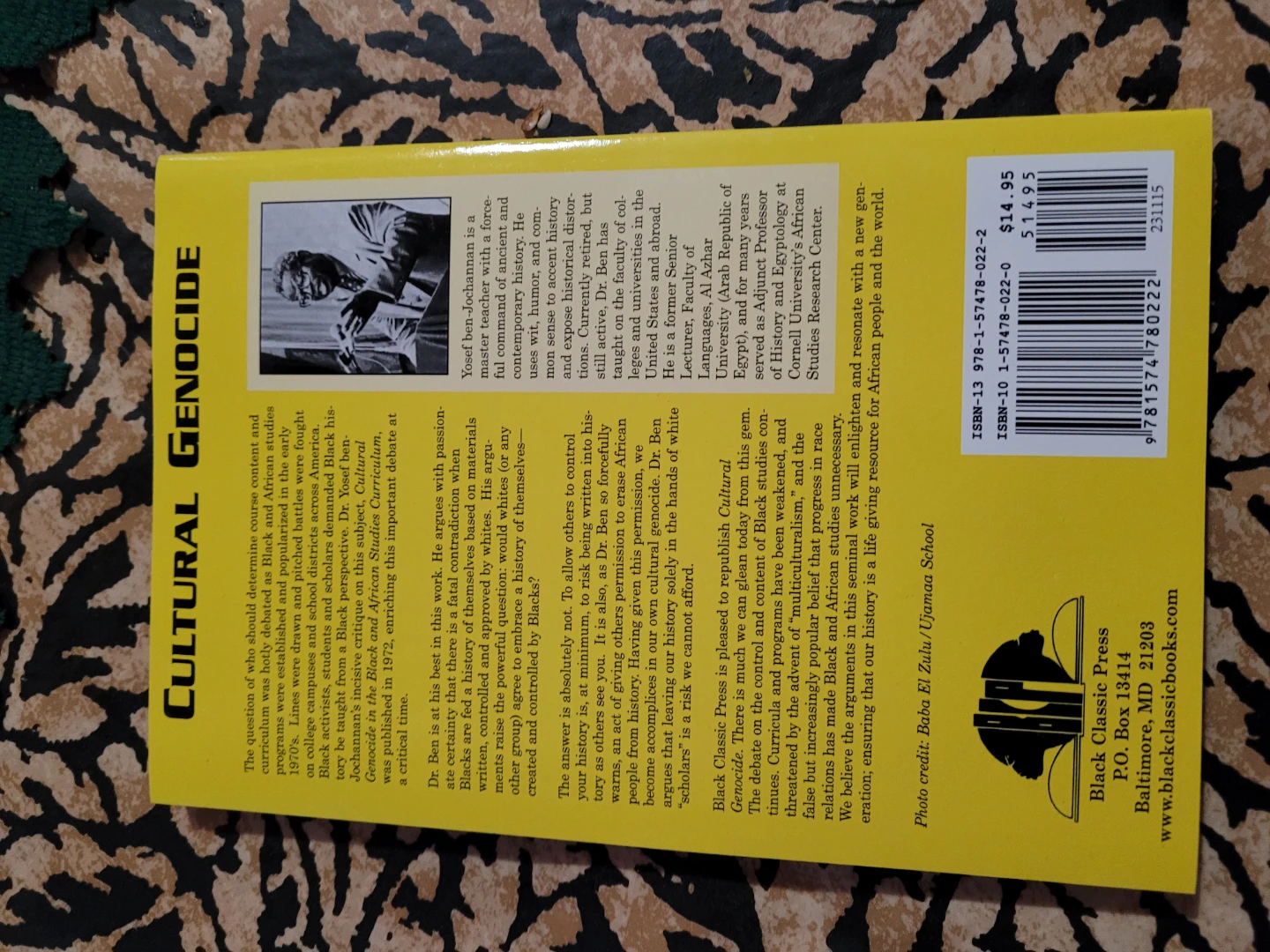 Cultural Genocide by Yosef ben-Jochannan - photo 2