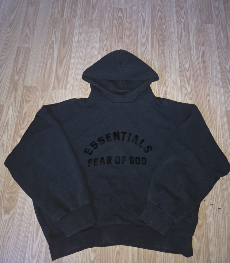 Essentials Fear of God Black Hoodie
