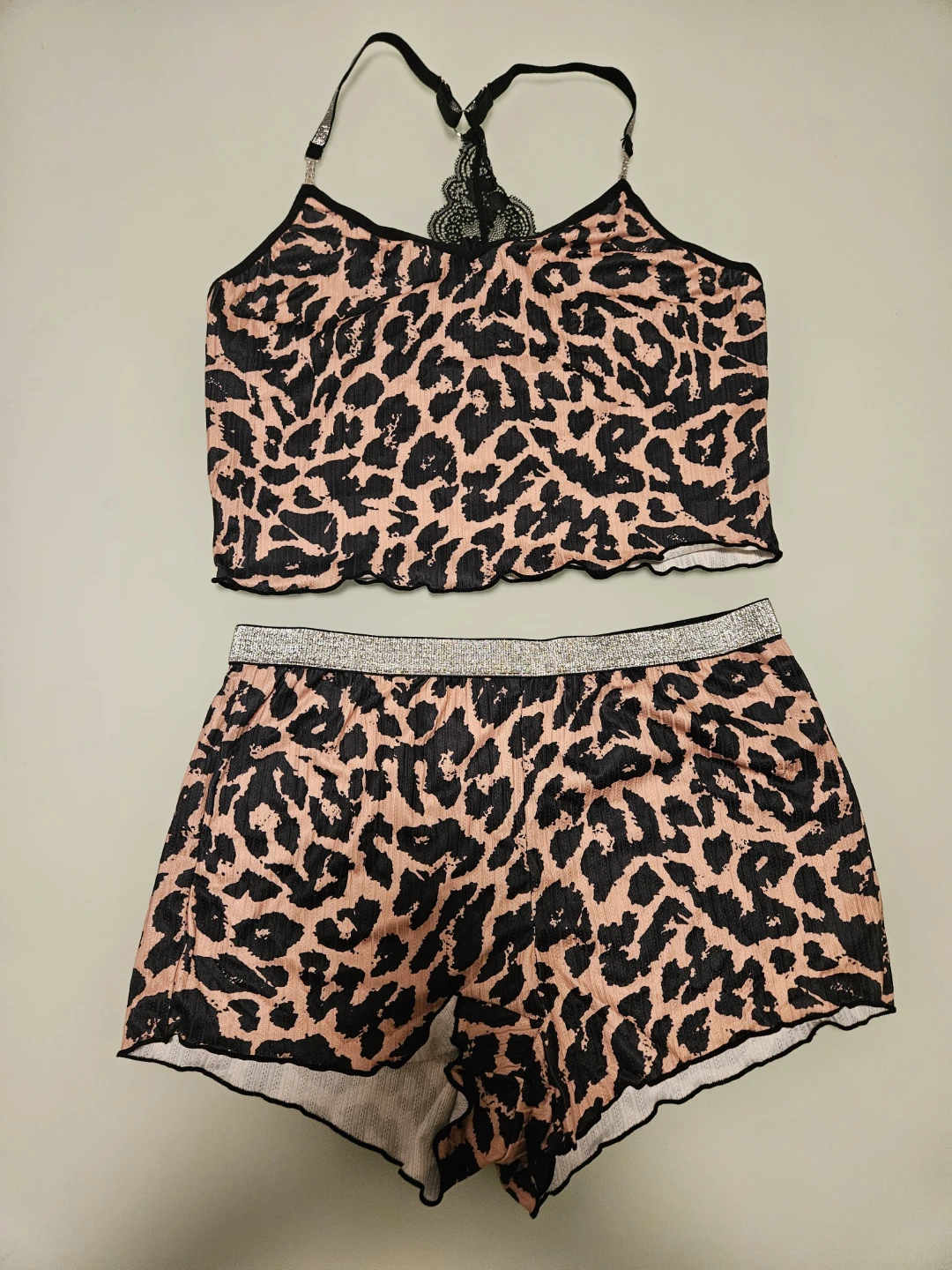 Leopard Print Sleepwear Set- brand new- MOVING SALE!