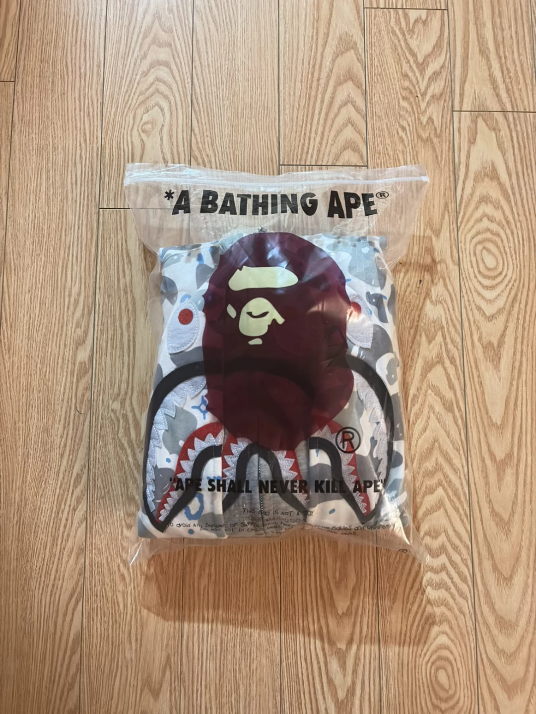 White Galaxy Bape Hoodie - photo 4