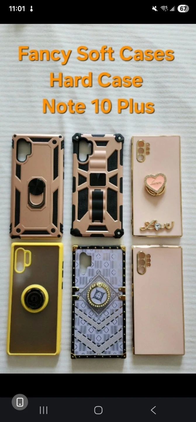 Fancy Soft & Hard Cases for Samsung Note 10 Plus