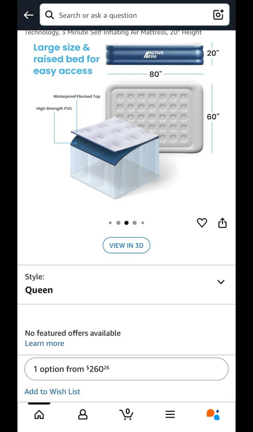 Active Era Queen Size Air Bed - photo 3