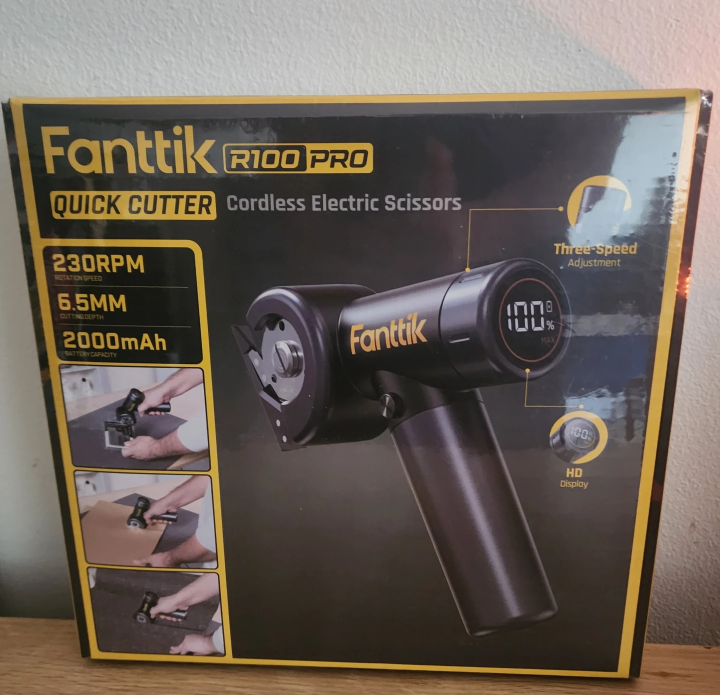 FANTTIK R100 PRO Cordless Electric Scissors Quick Cutter