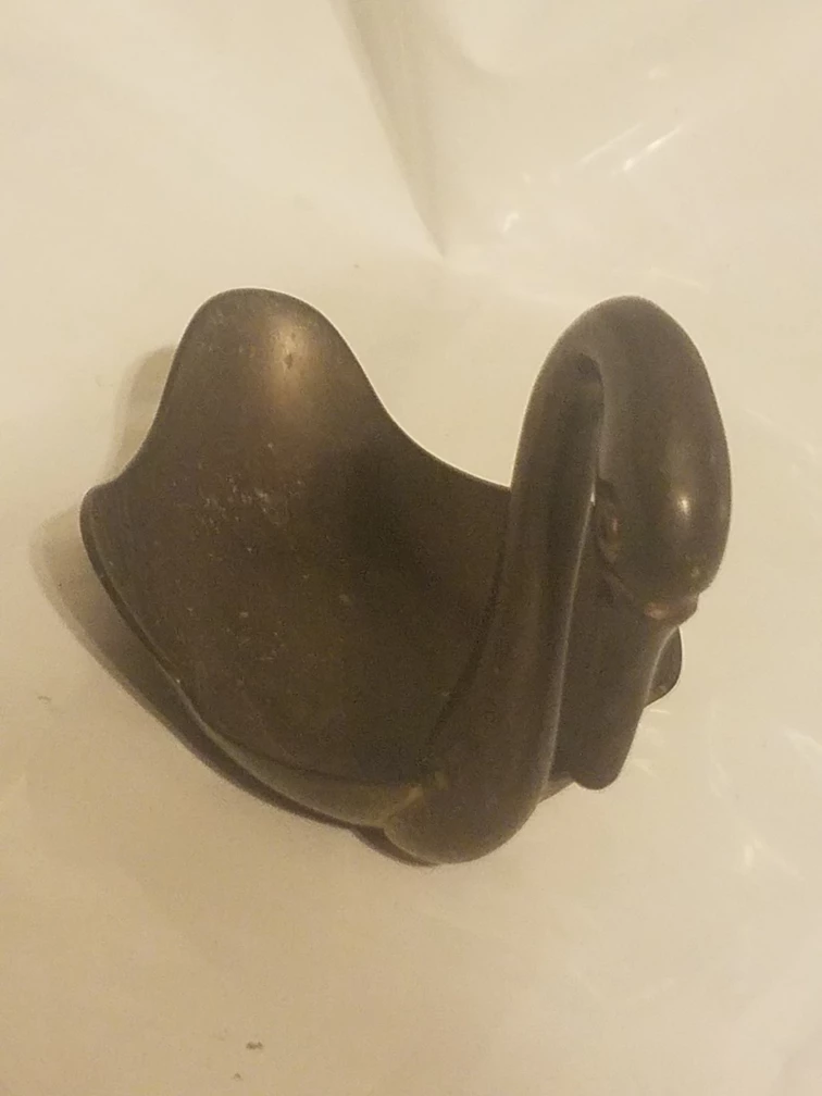 Brass Swan Trinket Dish