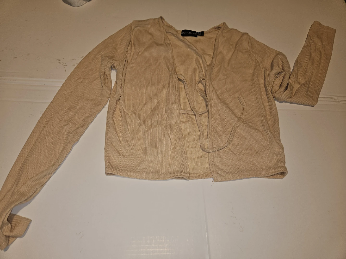 PrettyLittleThing Beige Cardigan - Size US 4 - photo 4