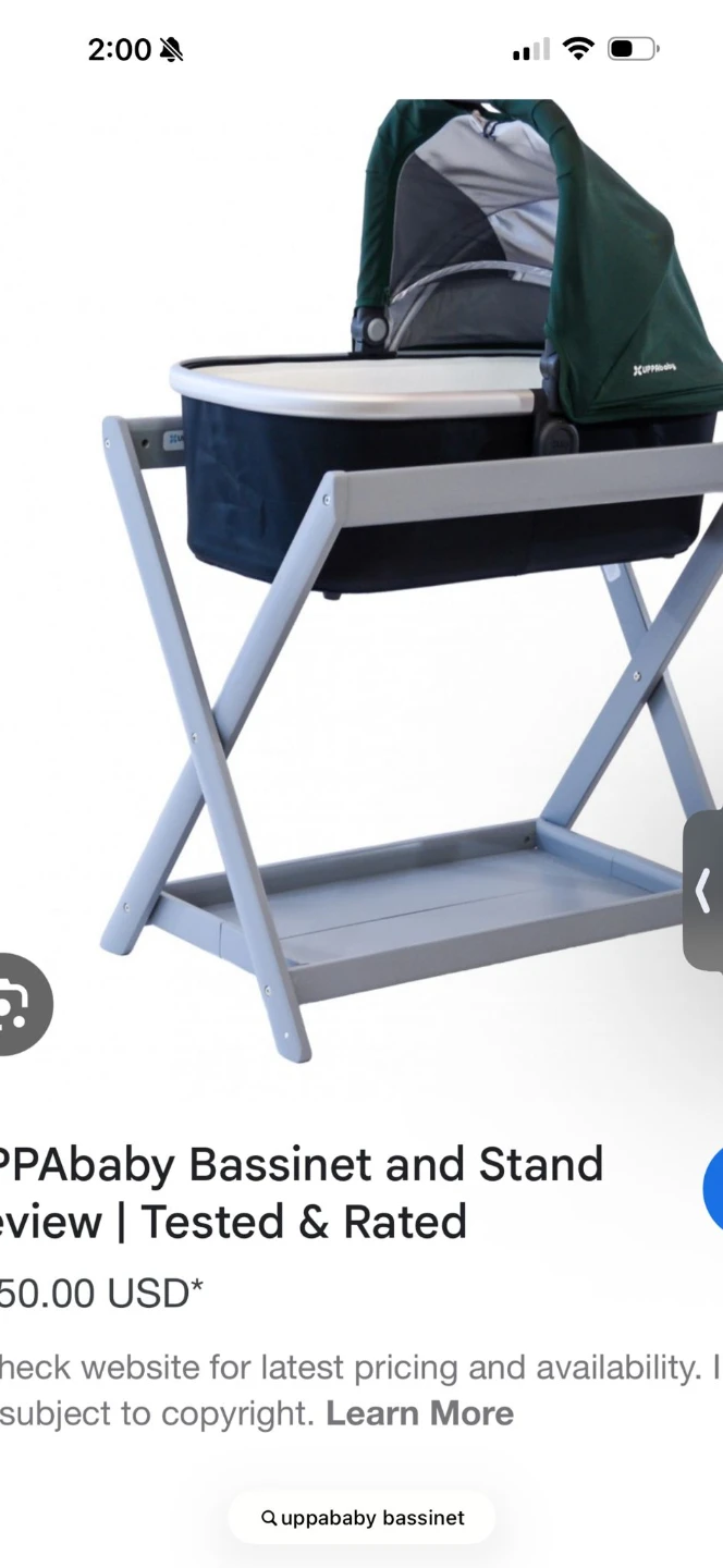 UPPAbaby Bassinet and Stand