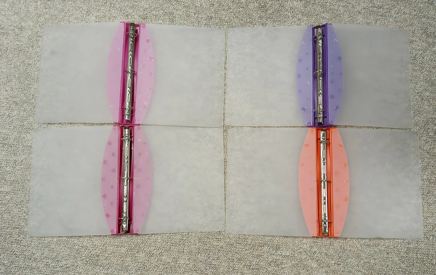 4 pcs 1.5" 3 ring binders - photo 2