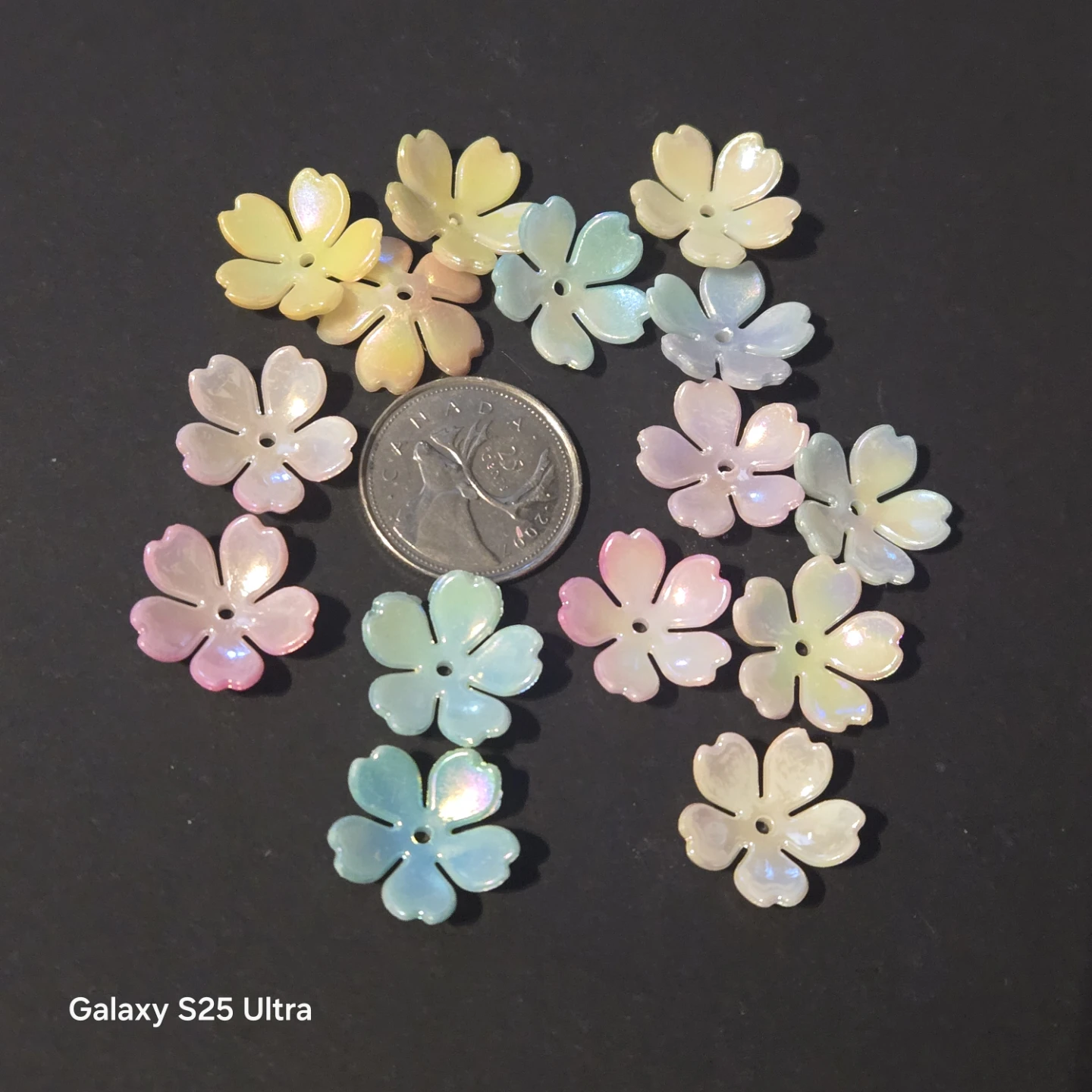 Flower Shaped Craft Buttons