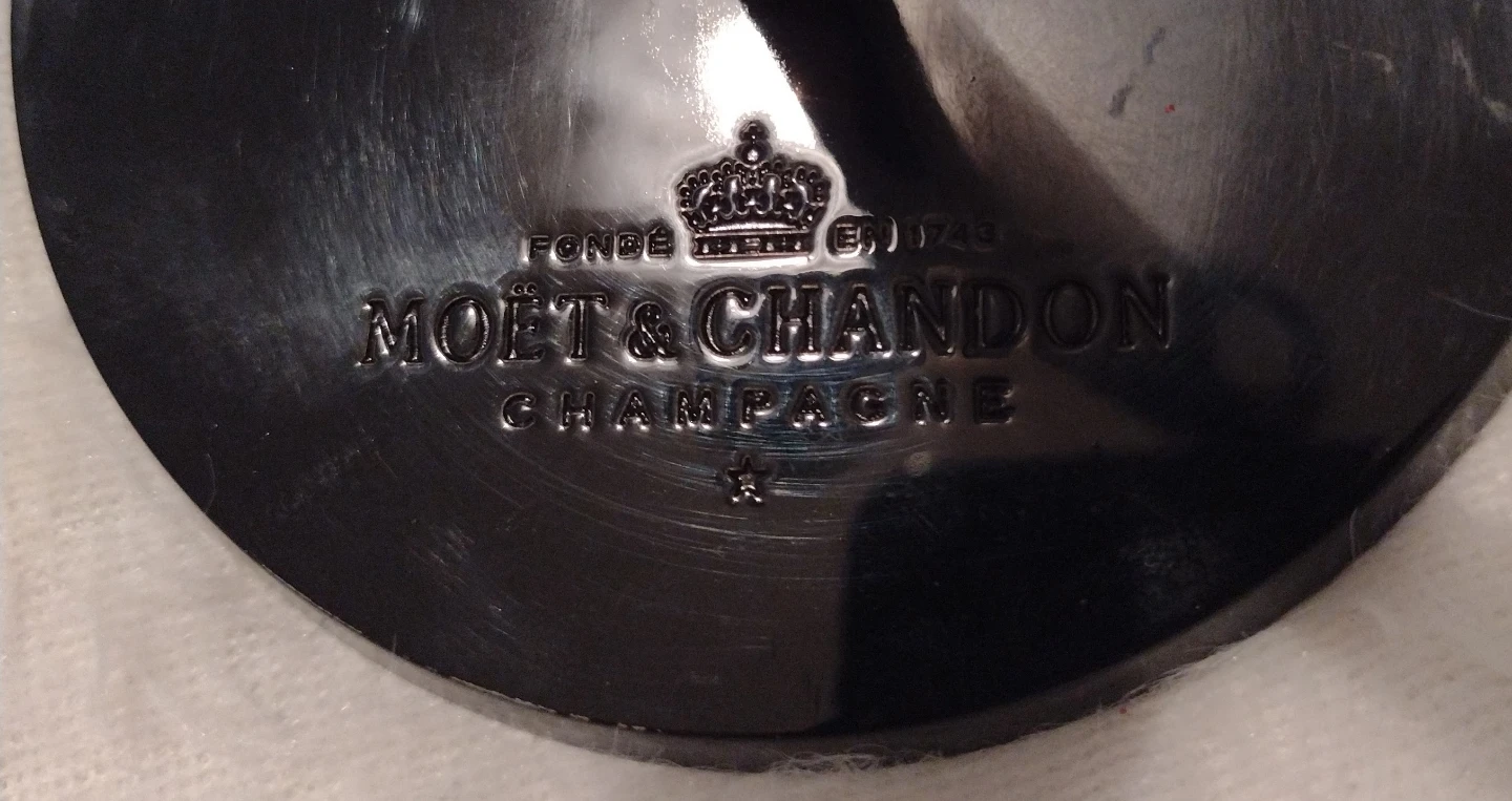 Moet Chandon Champagne Flute Holders BLACK Philippe Di Meo Reso - photo 2