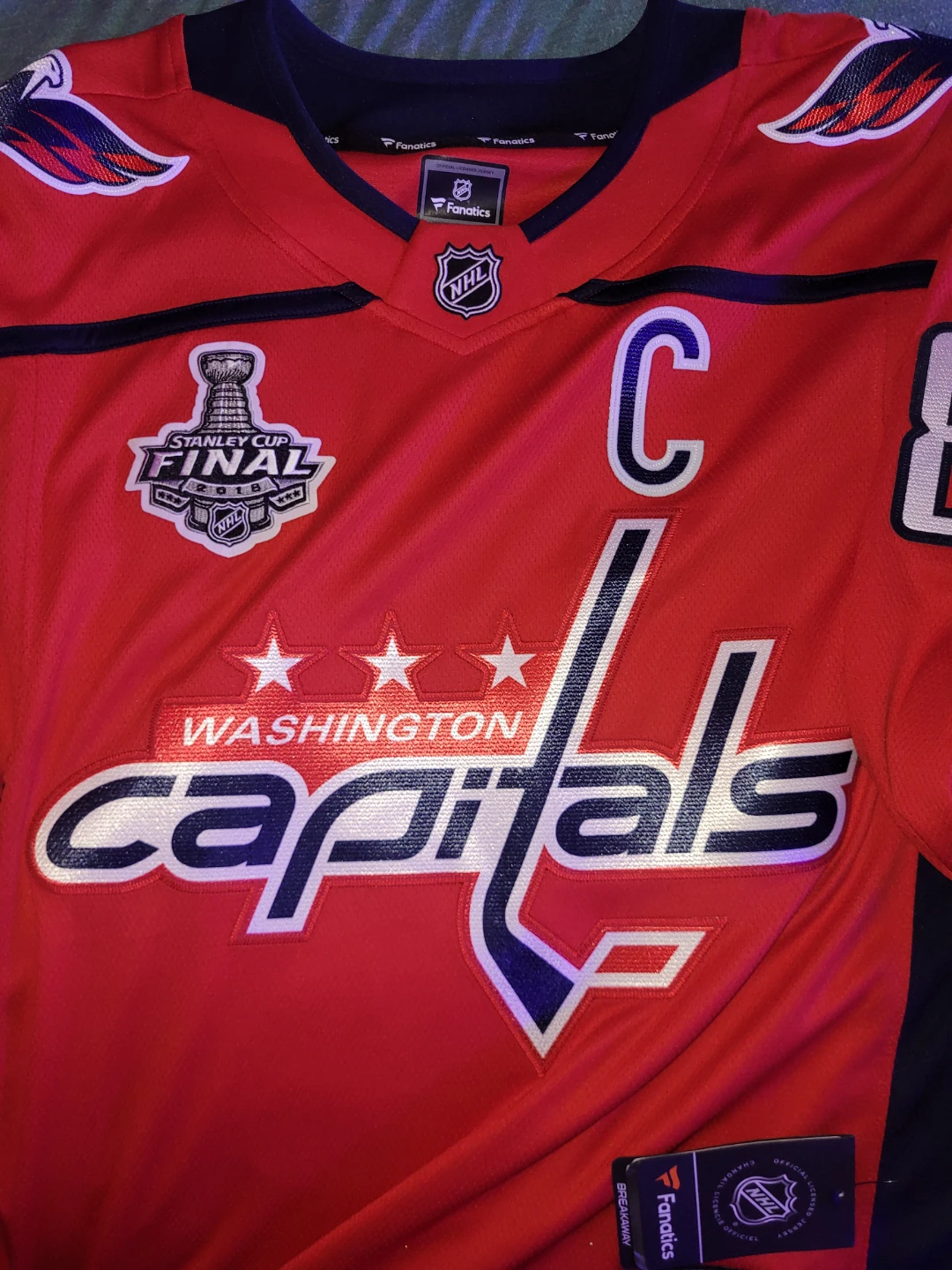 Ovechkin #8 Washington Capitals Jersey - NEW!