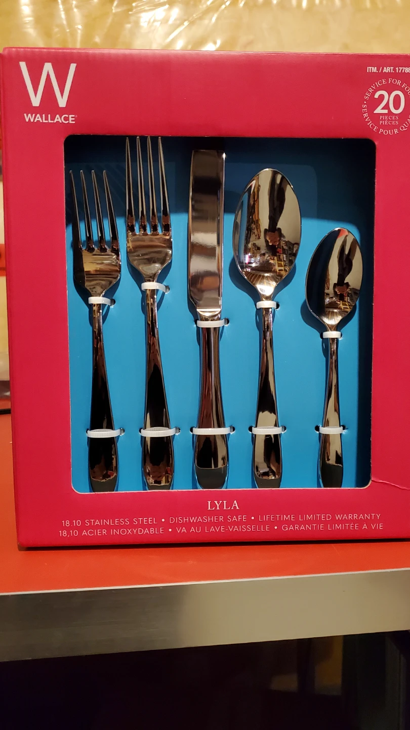 Wallace LYLA 20 Piece Stainless Steel Cutlery Set