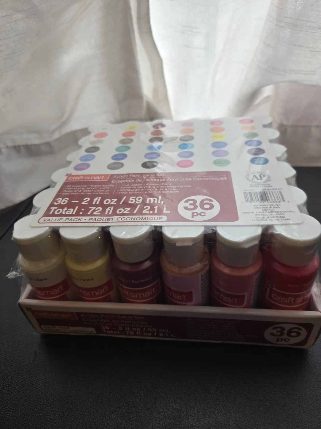 Craft Smart Acrylic Paint Value Set - 36 Colours