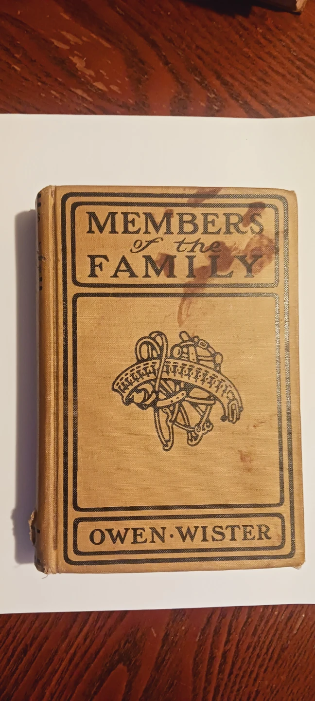 1911." Members of the Family" by Owen Wister. Antique book - photo 2