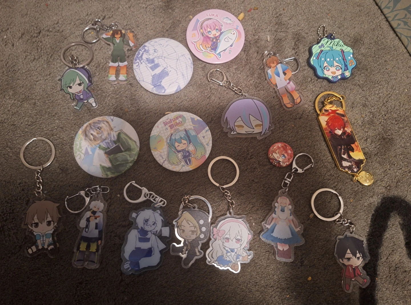 Vocaloid Kagerou Project Keychain Pins Anime