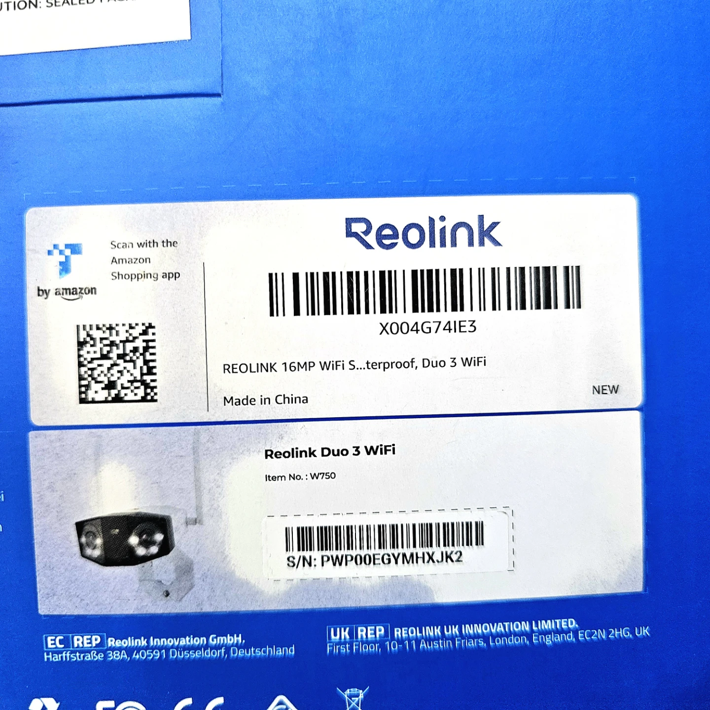 Reolink 16MP Duo 3 WiFi Outdoor Security Camera 180 Dual Lens - photo 3