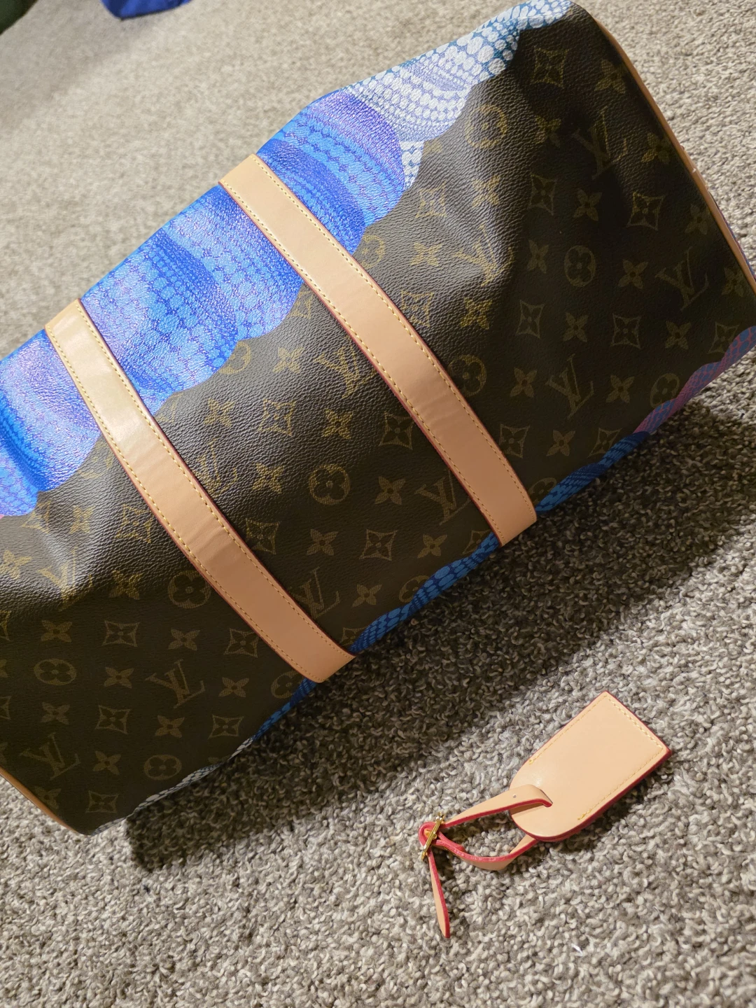 Fashion LV pumpkin luggage bag - photo 4