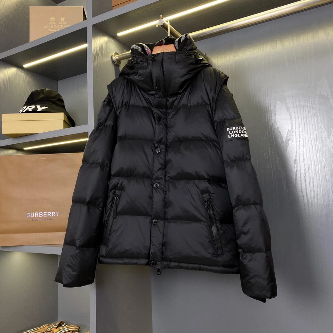 Burberry London England Black Puffer Jacket - photo 5