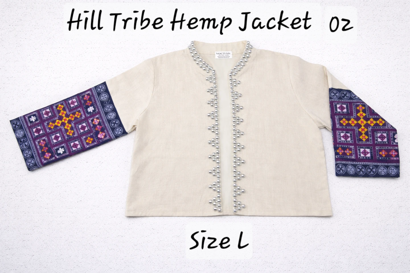 Hill Tribe Hemp Jacket - Size L - photo 2