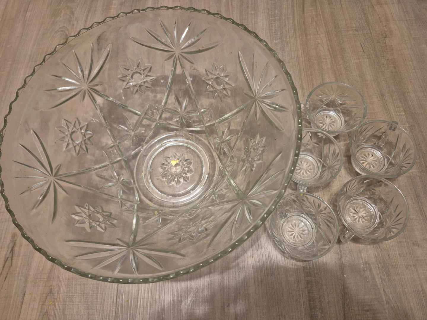 Vintage Punch Bowl Set with Cups - photo 2