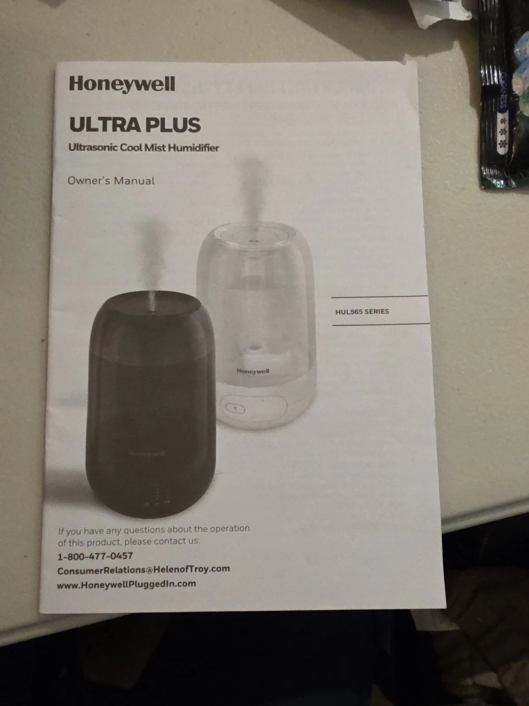 Honeywell Ultrasonic humidifier - photo 2