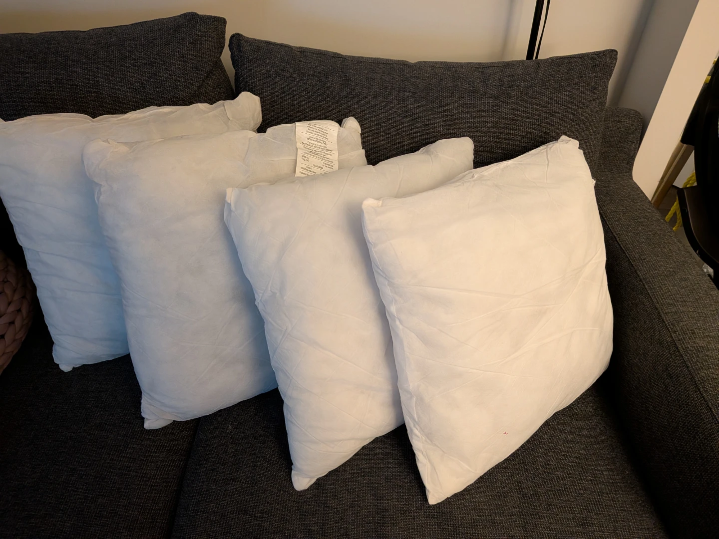 New Decorative Throw Pillow inserts - Set of 4