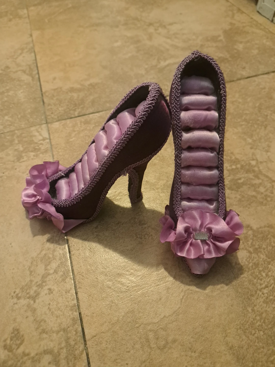 Purple High Heel Ring Jewelry Organizer Holder - photo 2