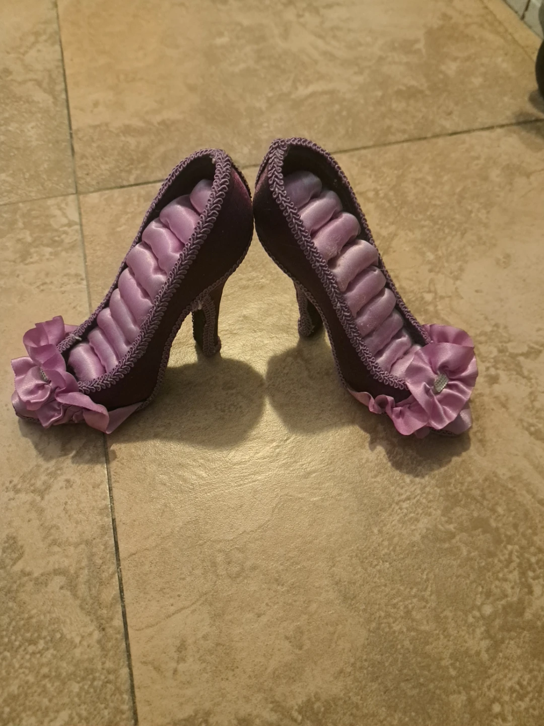 Purple High Heel Ring Jewelry Organizer Holder - photo 3