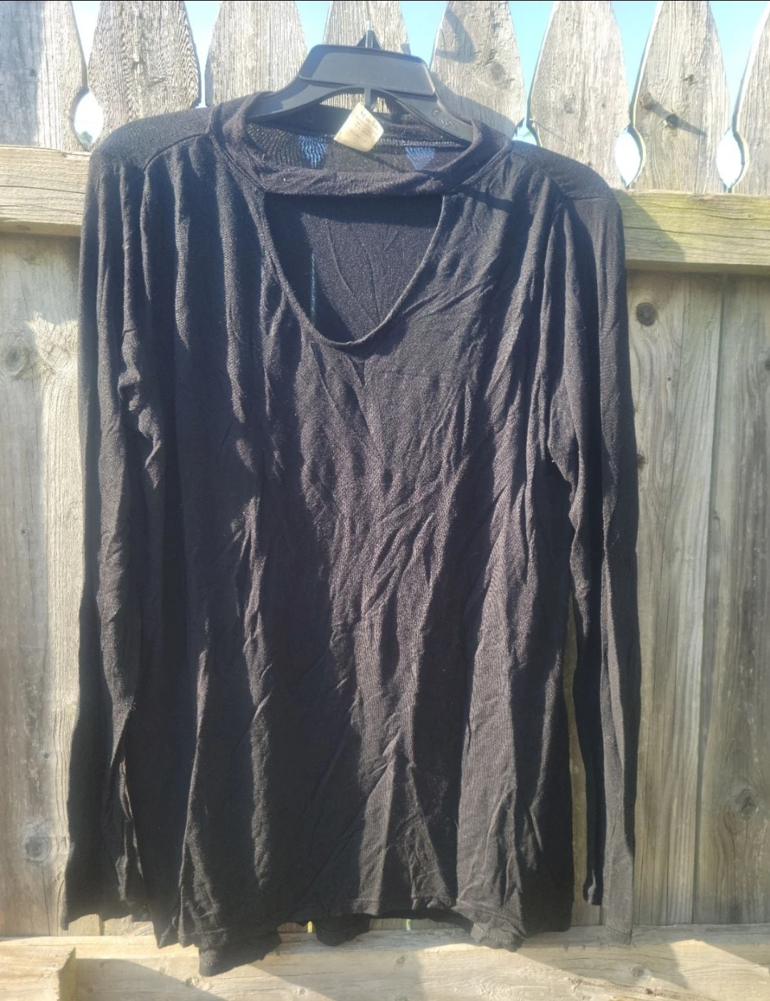 Black Long Sleeve Top