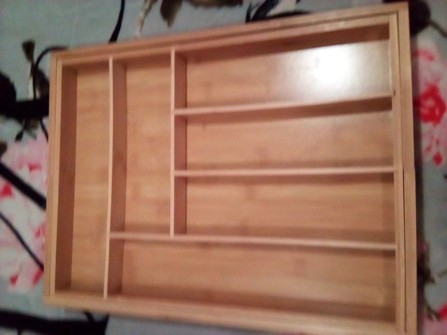 Large Bamboo Drawer Organizer - photo 2