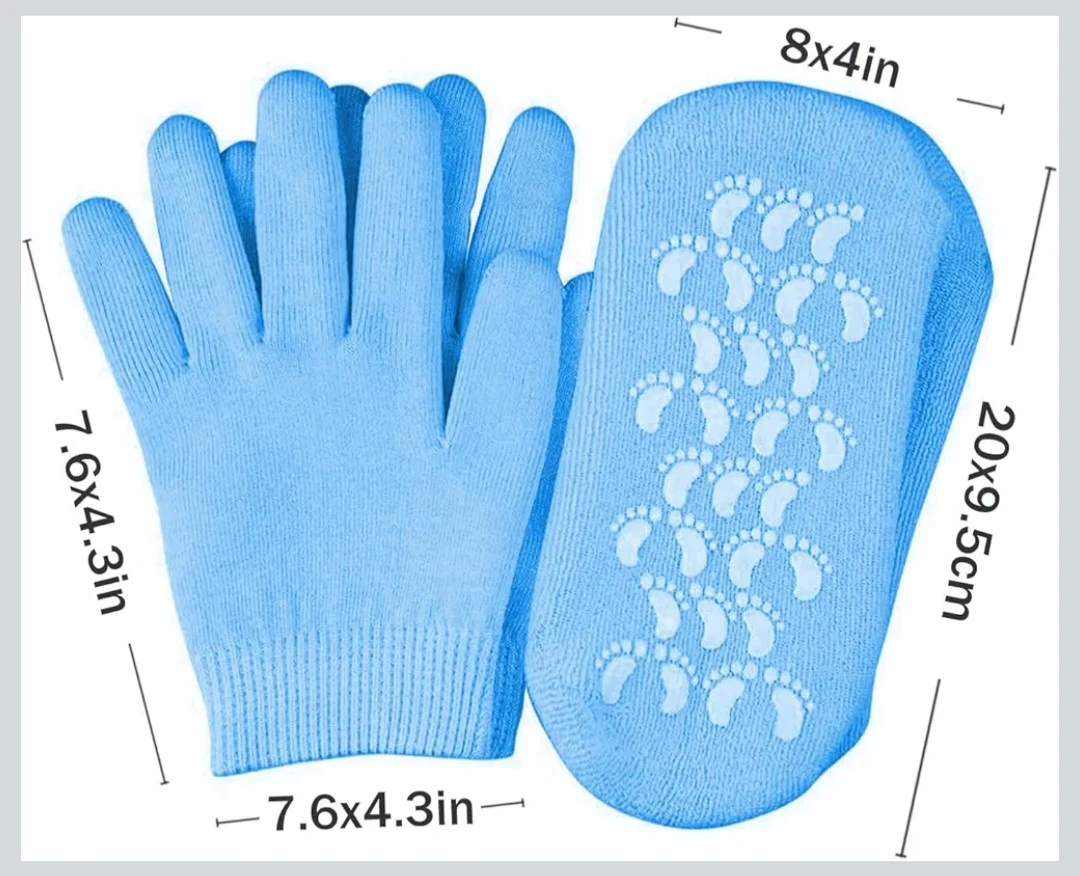 Moisturizing Glove and Sock,Gel Spa Moisturizing Therapy Sock＆