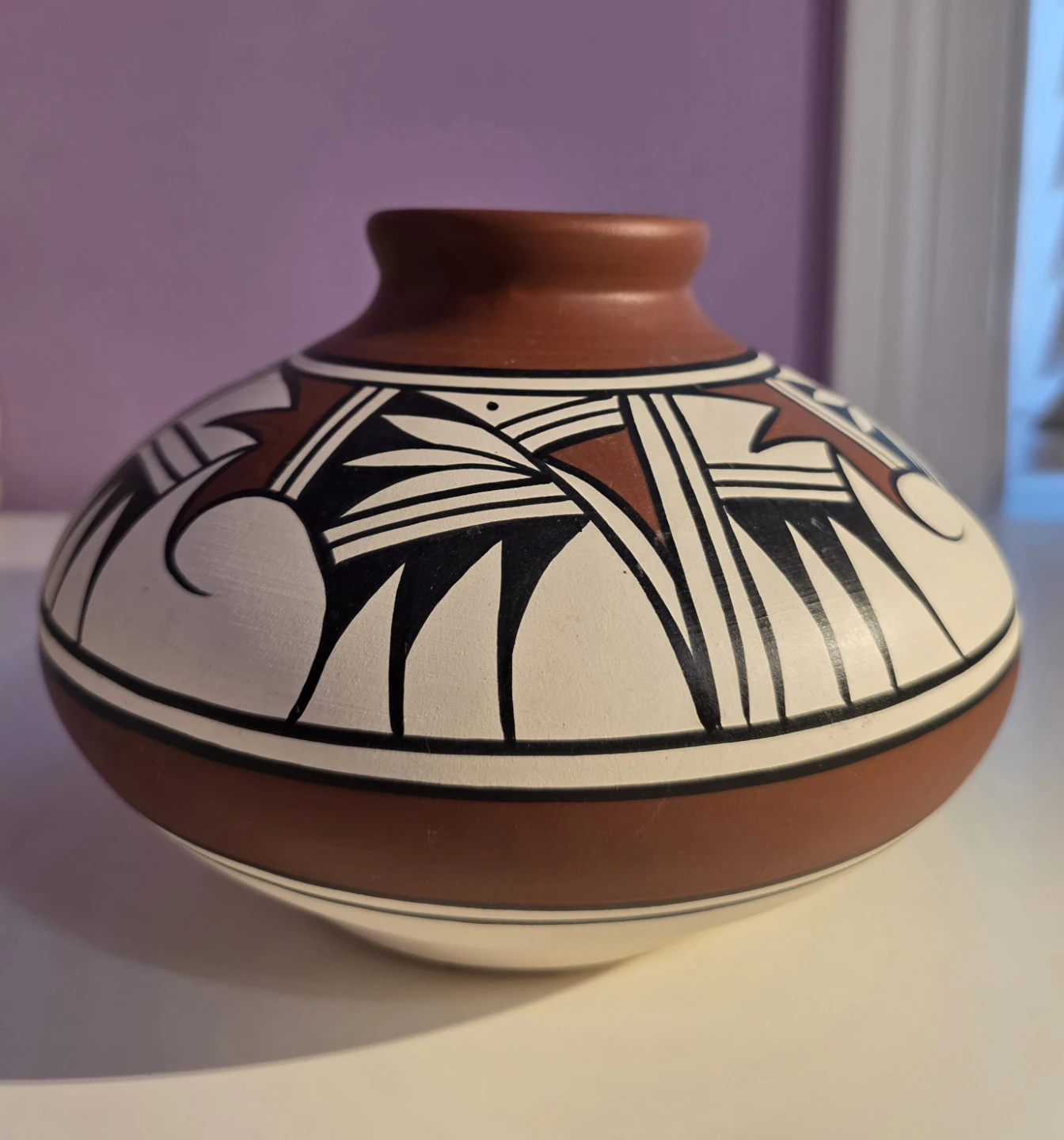 Chris Nakai Native American Pottery Vase