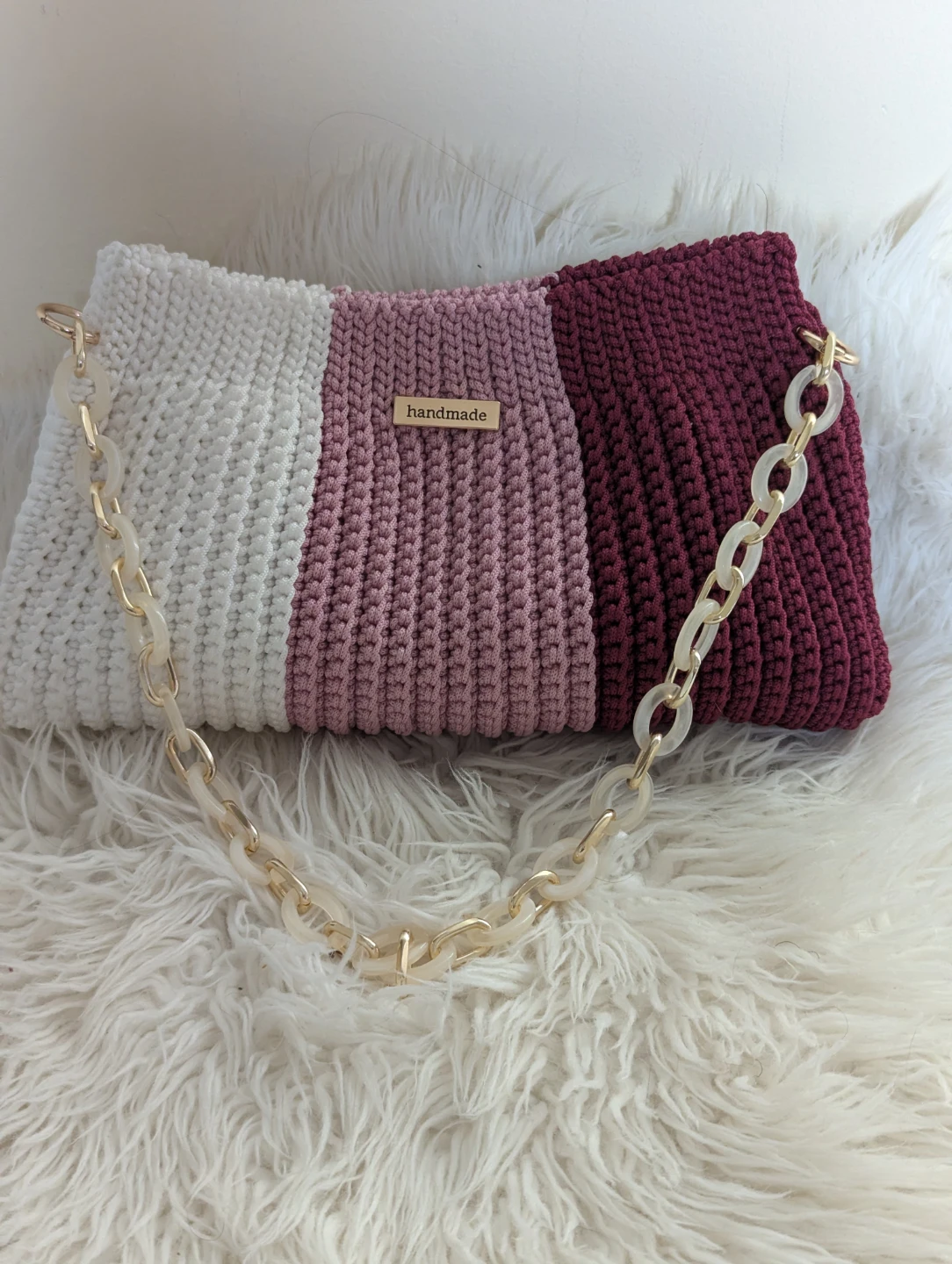 Handmade crochet Shoulder Bag - Unique Design