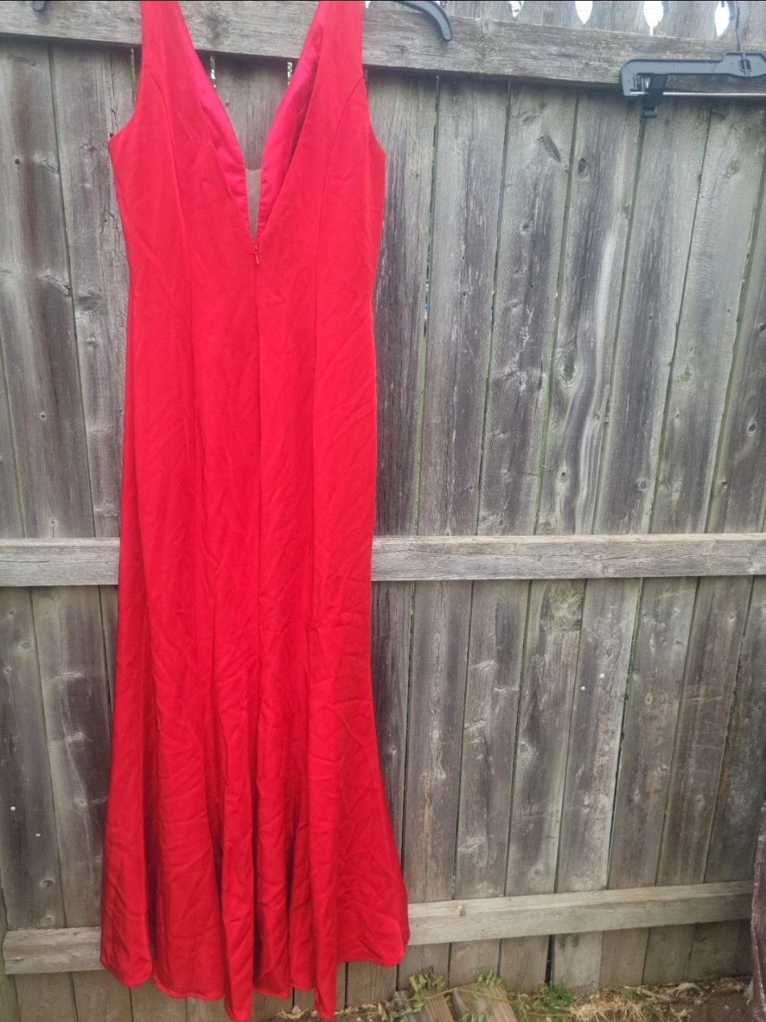Eureka USA Red V-Neck Maxi Dress Size M - photo 3