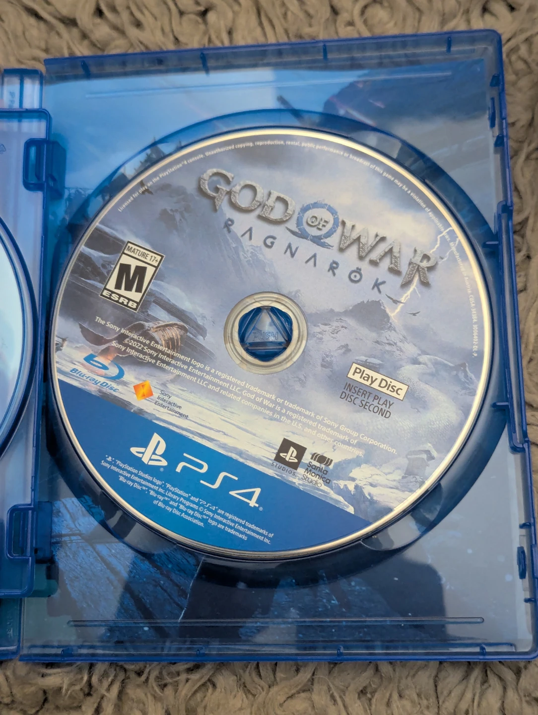 God of War Ragnarök PS4 Video Game - photo 2