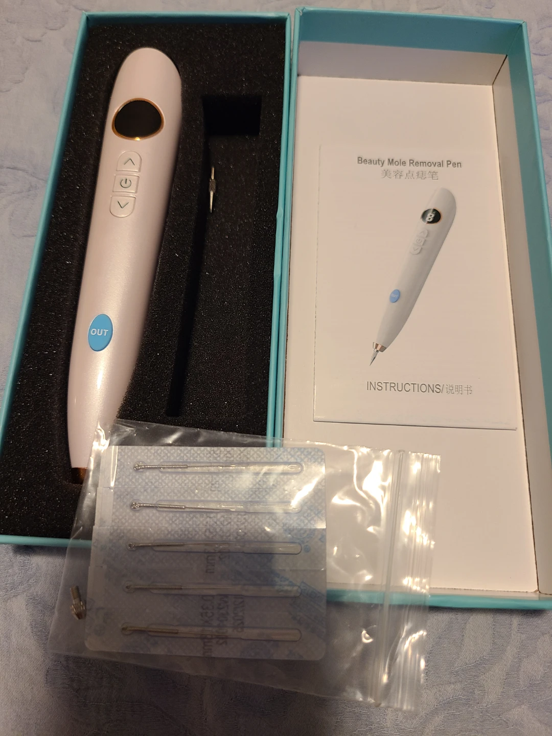 Beauty Mole Removal Pen with Needles & Charger - photo 3