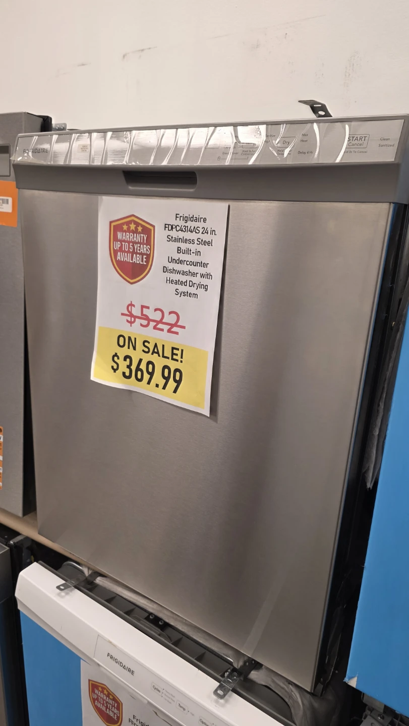 Frigidaire FDSC4314AS 24-in  Dishwasher - Brand New! - photo 2