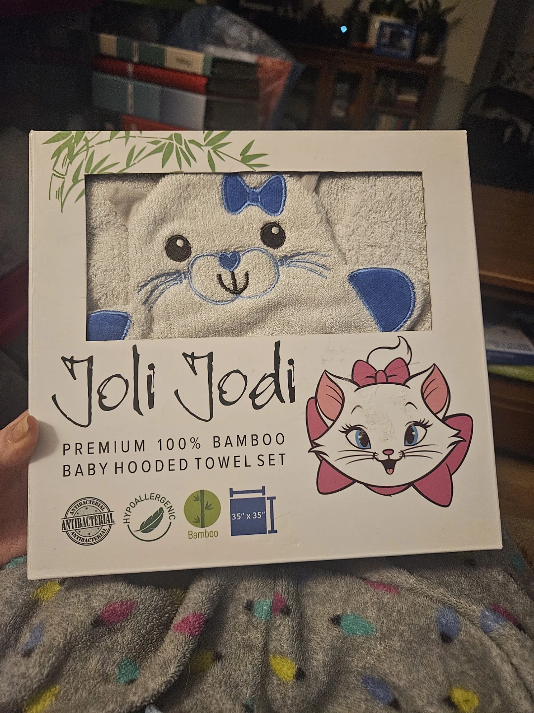 Joli Jodi Premium 100% Bamboo Baby Hooded Towel Set