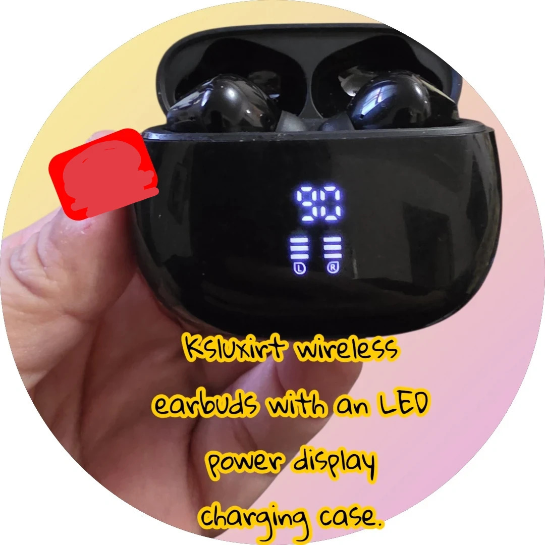 Ksluxirt Wireless Earbuds with LED Display