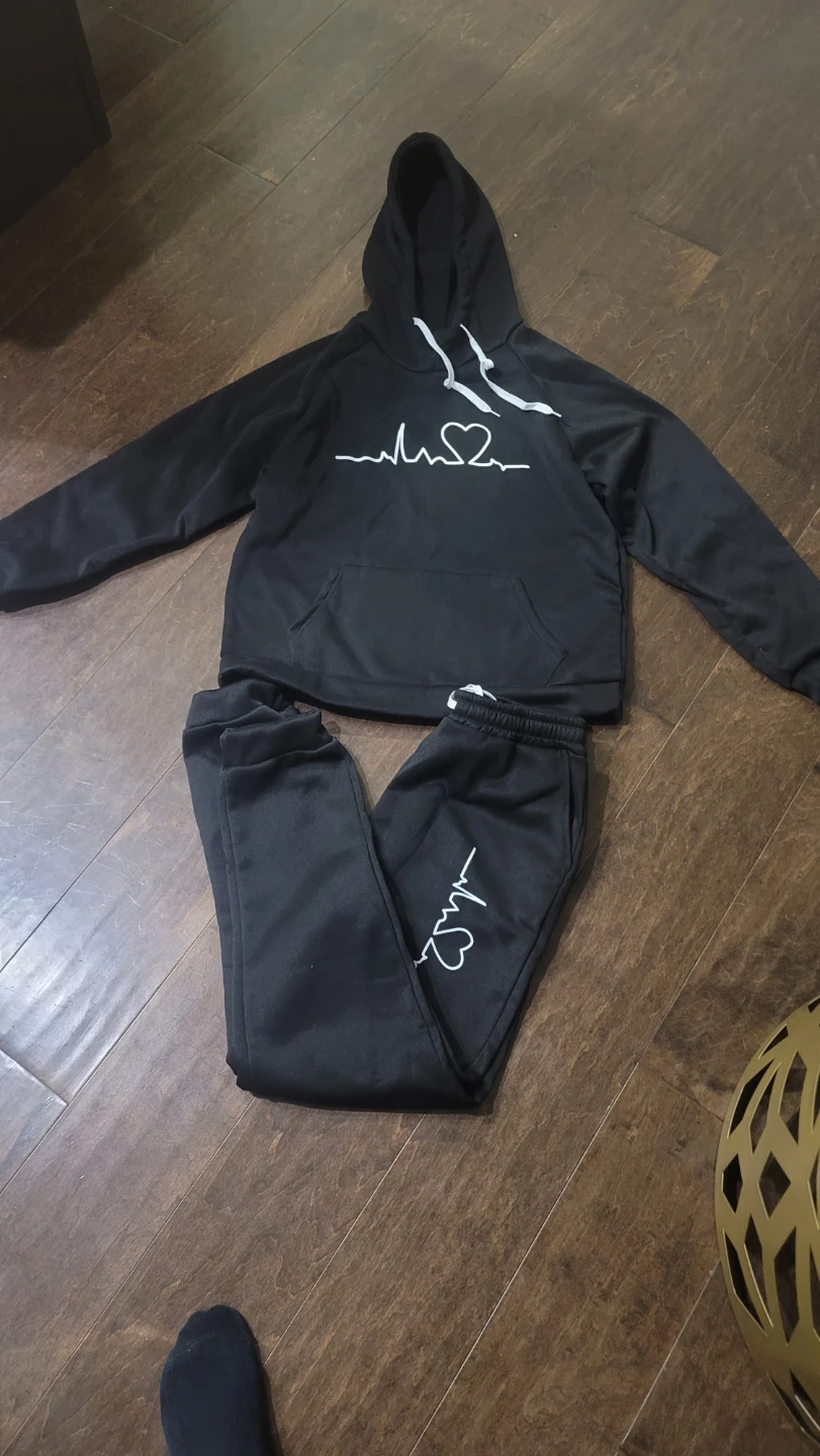 Two pieces set size L (black color) New - photo 2