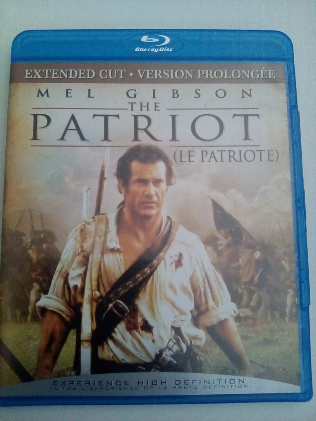 The Patriot Extended Cut Blu-Ray Disc